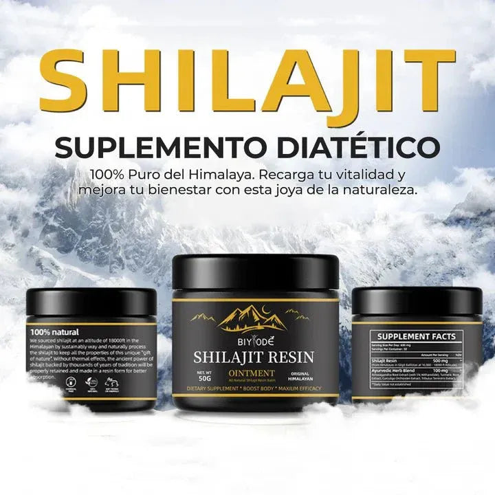 Resina de Shilajit 100% Puro del Himalaya